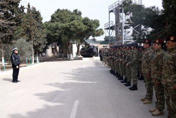 Komandan "Efes-2022"də iştirak edəcək heyəti yoxladı - FOTO