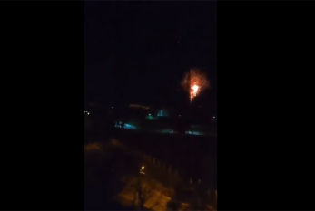 Ukrayna Xerson televiziya qülləsini vurdu - Video
