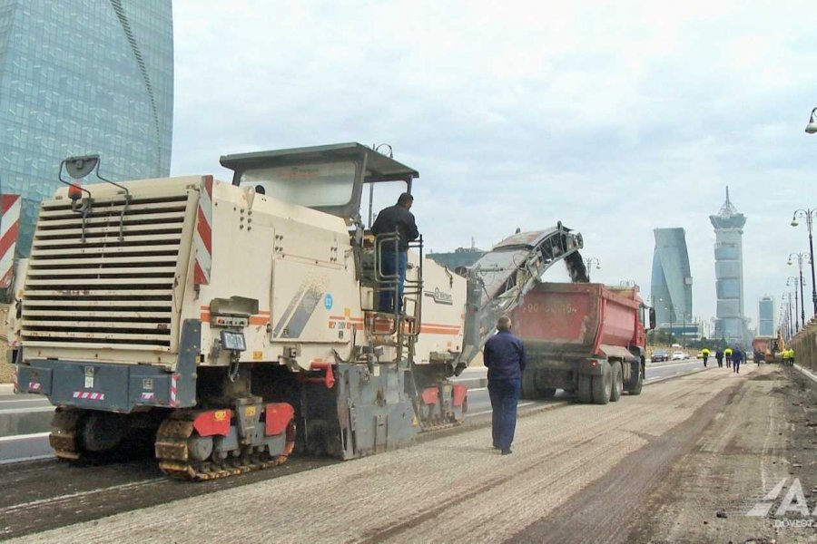 Bakının 3 prospektində təmir işləri görülüb 