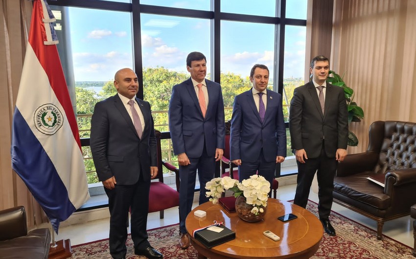 Azərbaycan XİN başçısının müavini Paraqvay Senatının sədri ilə görüşdü - FOTO