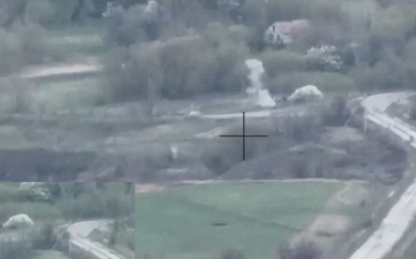 Ukrayna kamikadze dronlarından istifadə etməyə başlayıb - VİDEO