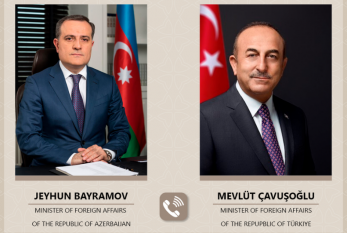 Türkiyə və Azərbaycan XİN başçıları telefonla danışıb 