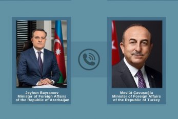 Türkiyə və Azərbaycan XİN başçıları telefonla danışıb 