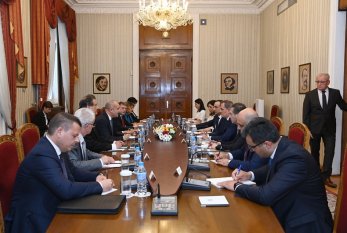 Ceyhun Bayramov Bolqarıstan Prezidenti ilə görüşdü 