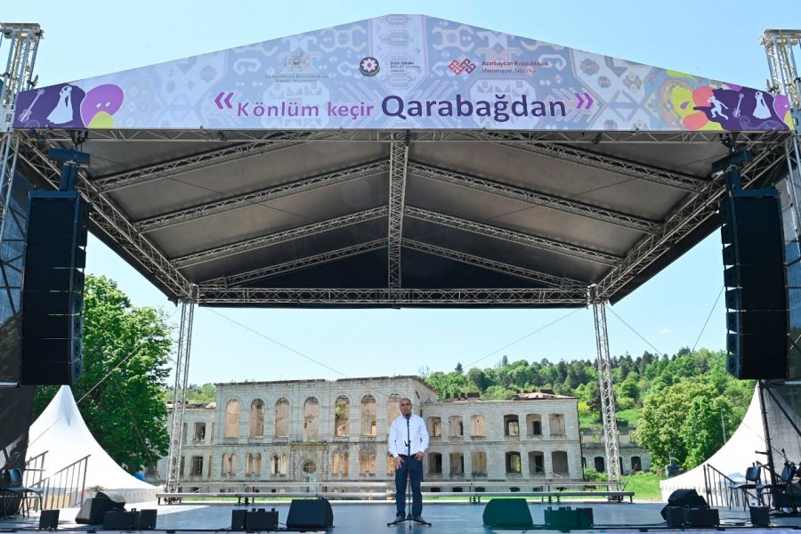 Şuşada “Könlüm keçir Qarabağdan” festival-müsabiqəsinin yekun konserti keçirilib 