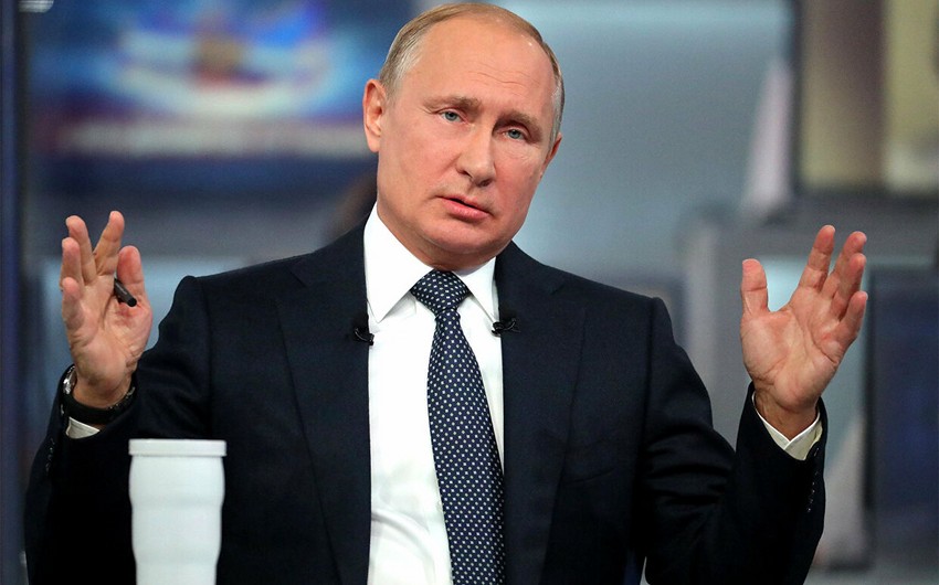 Putin: "Yeni sanksiyalar dünya bazarlarında vəziyyəti daha da pisləşdirəcək" 