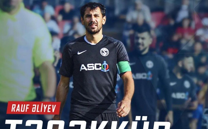 "Səbail" futbolçusu Rauf Əliyevlə vidalaşdı 