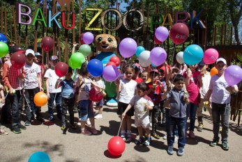 Bakı Zooloji Parkında 1 iyun - Uşaqların Beynəlxalq Müdafiəsi Günü ilə bağlı ilk tədbir keçirildi -FOTO