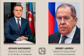 Azərbaycan və Rusiya xarici işlər nazirləri telefonla danışıb 