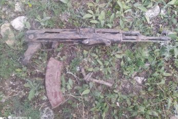 Goranboyda silah-sursat aşkarlandı -FOTO
