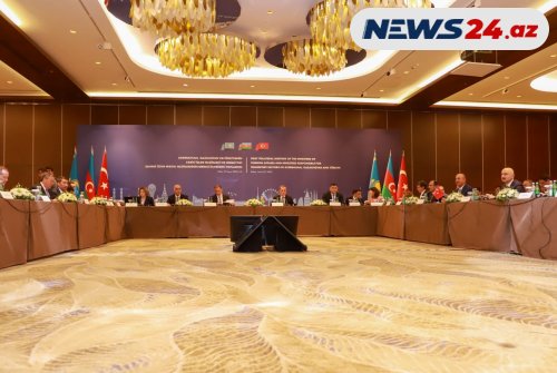 Bakıda Azərbaycan, Türkiyə, Qazaxıstanın üçtərəfli toplantısı keçirilir -Foto