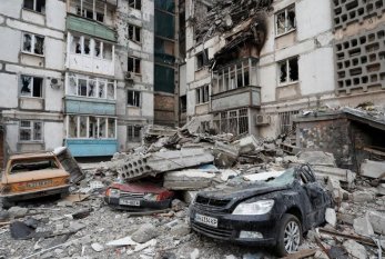 Kiyevdə 26 min bina dağıldı 