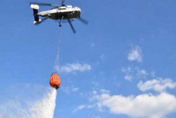 Xocavənddə yanğın: Helikopter havaya qalxdı - VİDEO