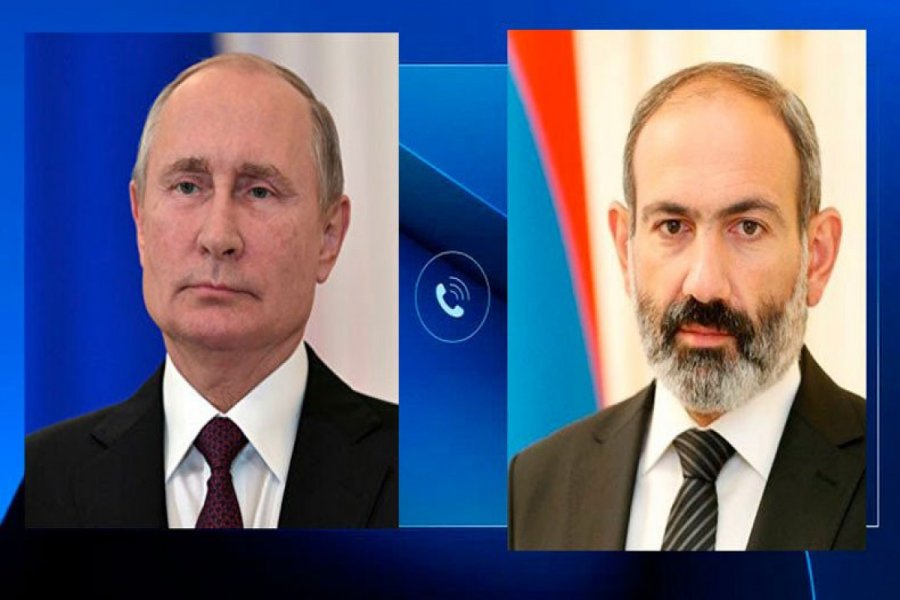 Putin və Paşinyan arasında telefon danışığı oldu 