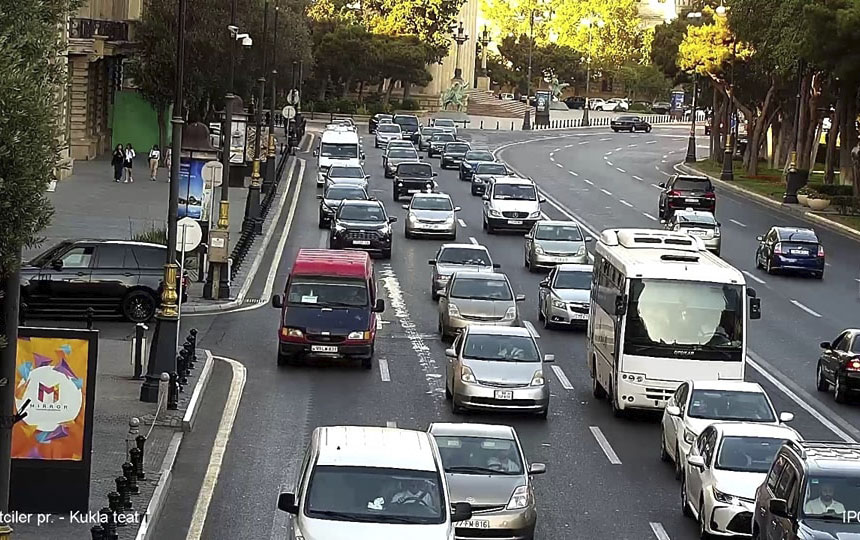 Bakıda bu yollarda sıxlıq var - SİYAHI