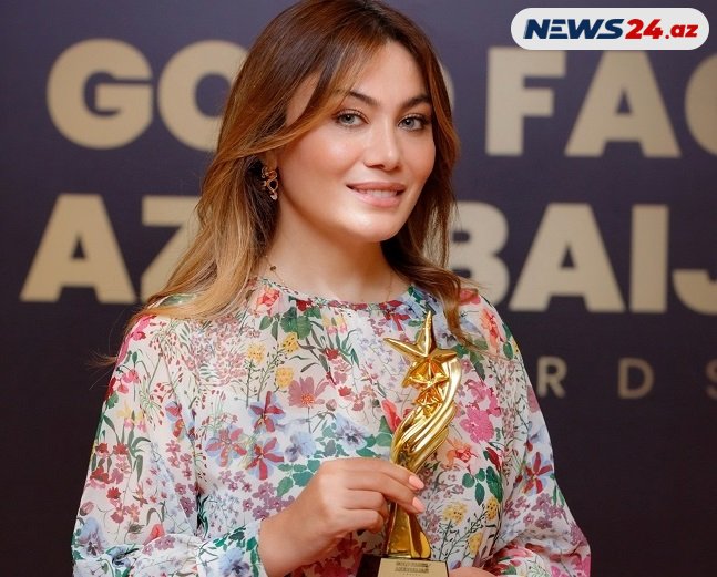 "Gold Faces of Azerbaijan 2022" : Ruhi Əliyeva mükafata layiq görüldü- FOTO