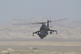 Helikopterlərimiz döyüş atışları icra edib - VİDEO