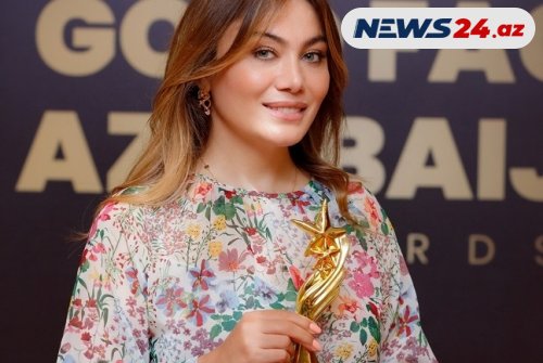 "Gold Faces of Azerbaijan 2022" : Ruhi Əliyeva mükafata layiq görüldü- FOTO