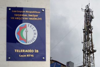Laçın Radio-Televiziya Yayımı Stansiyası istismara verildi - FOTO