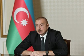 İlham Əliyev Laçında Azərbaycan Bayrağını ucaltdı 