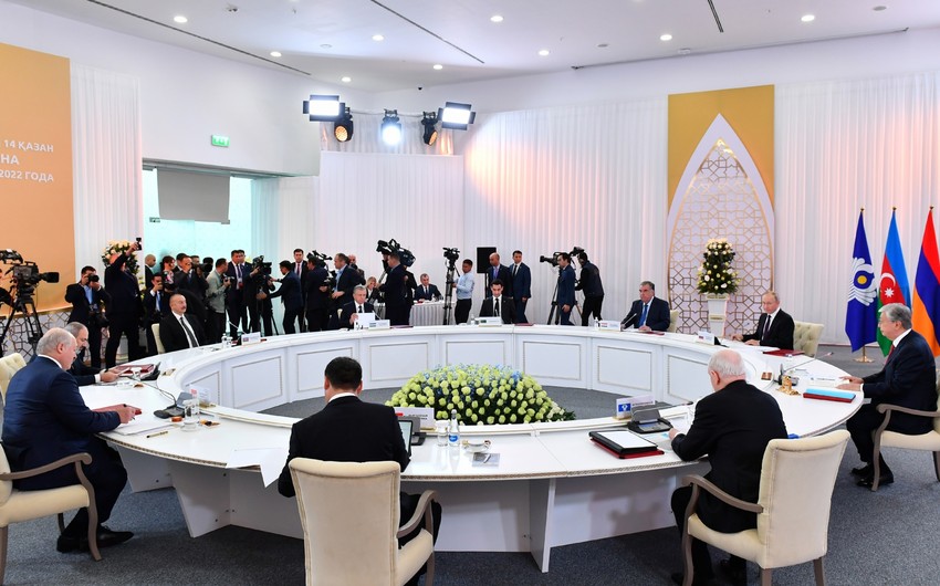 Astanada MDB Dövlət Başçıları Şurasının iclası keçirilir, İlham Əliyev iclasda iştirak edir - YENİLƏNİB