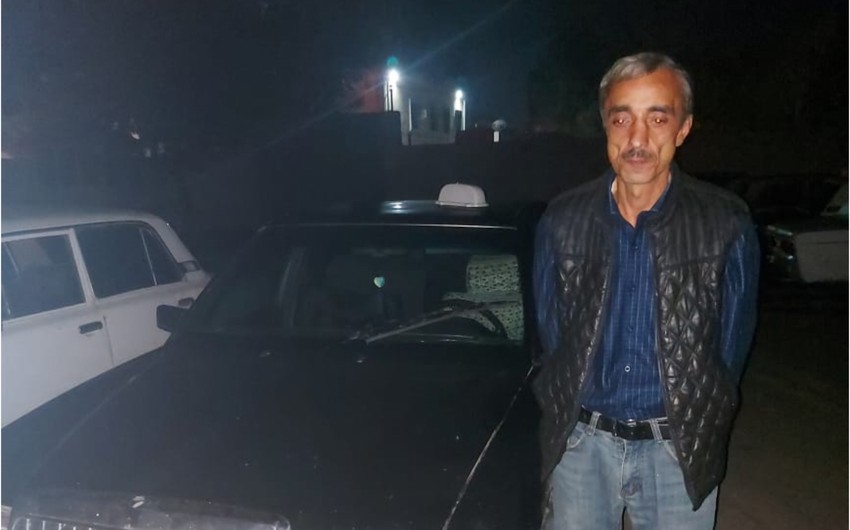Sabirabadda narkotik istifadə edərək taksi işləyən sürücü saxlanıldı 