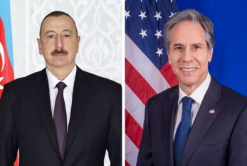 Azərbaycan Prezidenti ABŞ dövlət katibi ilə telefonla danışıb 