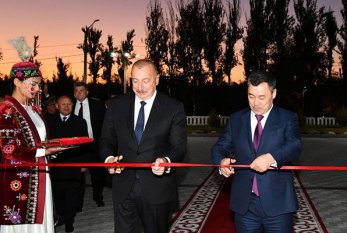 Bişkekdə Qırğızıstan-Azərbaycan Dostluq Parkı açıldı - FOTO