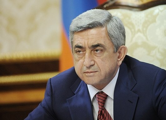 Serj Sarkisyan Qarabağa gəldi 