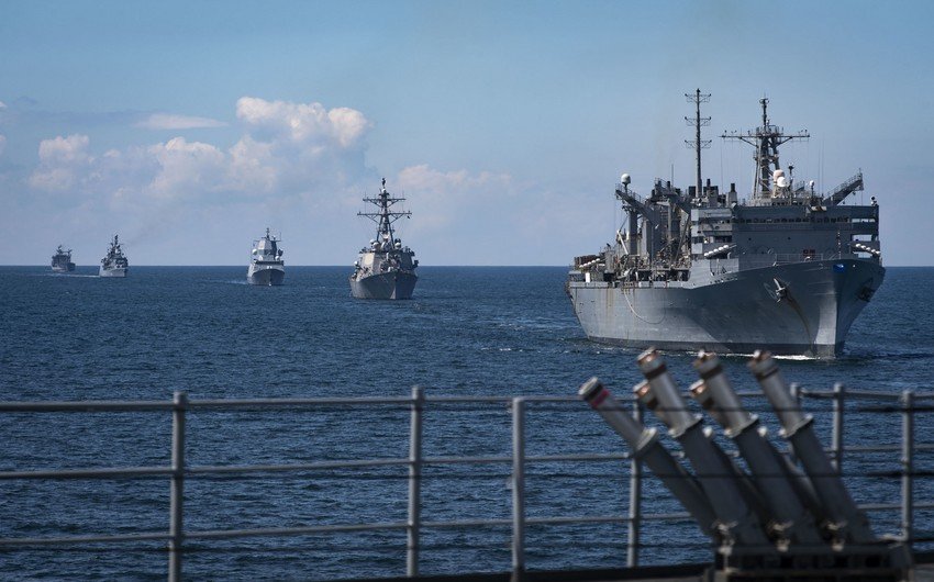 NATO-nun üç gəmisi Baltik dənizinə daxil olub 