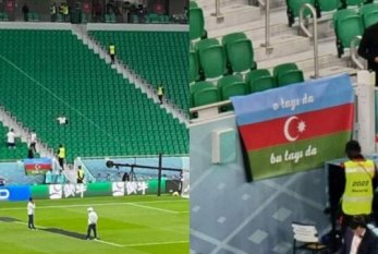 “O taylı - bu taylı Azərbaycan” - DÇ-da Azərbaycan bayrağı asıldı