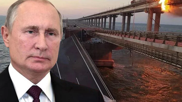 Putin hücumdan sonra təmir edilən Krım körpüsünə baş çəkdi 