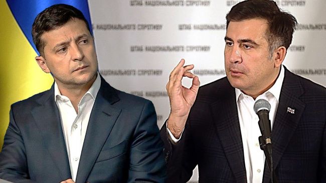 Zelenski Saakaşviliyə görə Gürcüstana müraciət etdi 