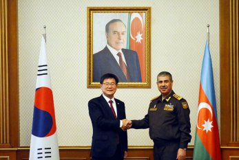 Azərbaycan-Koreya hərbi əməkdaşlığı müzakirə edilib - FOTO