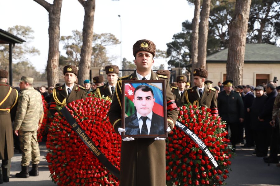 Şeyxülislam Allahşükür Paşazadə Orxan Əsgərovun yas mərasimində iştirak etdi - FOTO