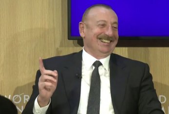 İlham Əliyevin iştirakı ilə Davosda səmimi anlar - VİDEO