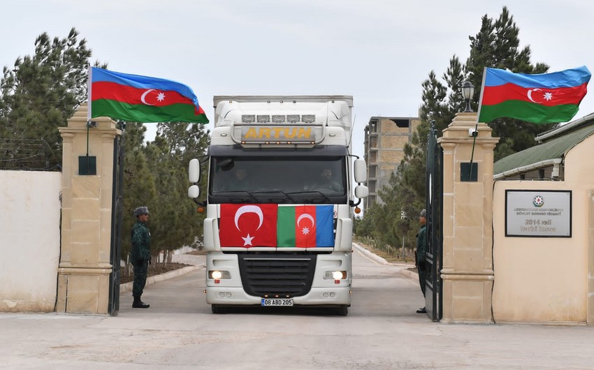 Azərbaycan Türkiyəyə növbəti dəfə humanitar yardım göndərib 