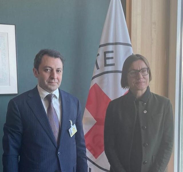 Elnur Məmmədov BQXK-nın prezidenti ilə görüşüb 