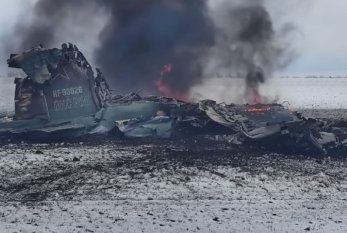 Ukrayna  Rusiyanın Su-25 hücum təyyarəsini vurdu 