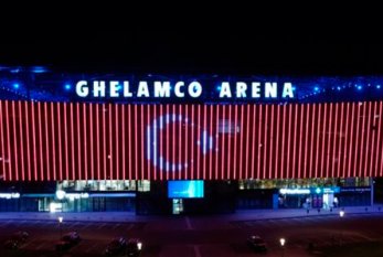 “Qarabağ”ın rəqibi stadionunu Türkiyə bayrağı ilə işıqlandırdı 