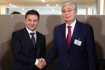 Qazaxıstan və Ukrayna prezidentləri telefonla danışıblar 