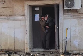 FHN Naxçıvandakı yanğından görüntülər yaydı - Video