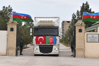 Azərbaycan Türkiyəyə növbəti dəfə humanitar yardım göndərib 