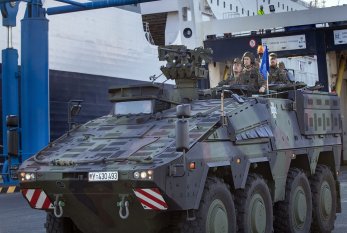 Almaniya Ordusunun 240 texnikası təlim üçün Litvaya gəlib 