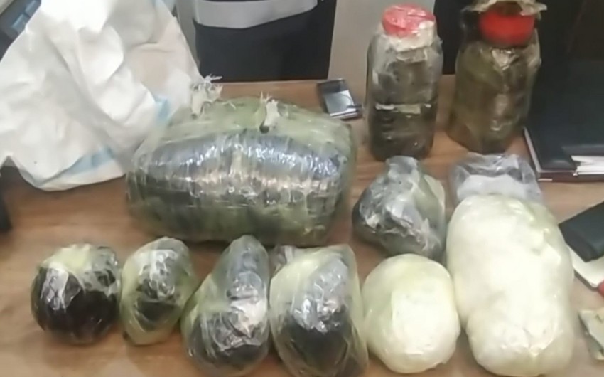 Biləsuvarda 18 kiloqram narkotik və silah-sursat aşkarlandı - FOTO