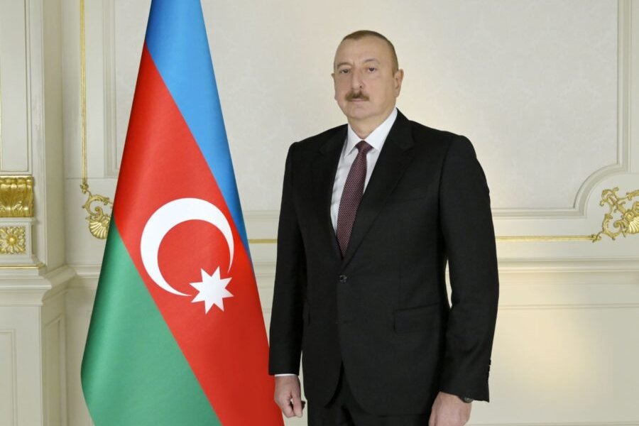Azərbaycan Prezidentinin şərəfinə rəsmi qəbul təşkil edildi 