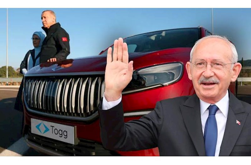 Kılıçdaroğluya da "Togg" bağışlayarsınız? — Ərdoğan: Pulunu verər, alar