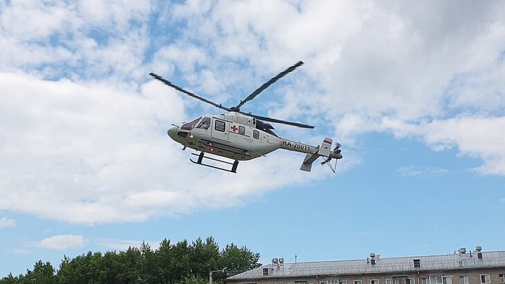 Rusiyada helikopter qəzaya uğradı 