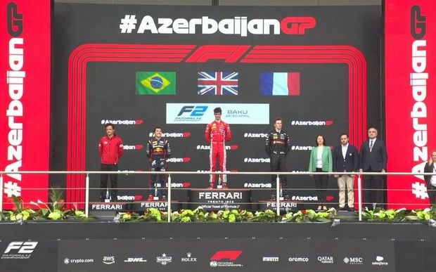 “Formula-2” üzrə Azərbaycan Qran-prisinin qalibləri mükafatlandırıldı 