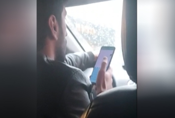 Bakıda daha bir taksi sürücüsü ilə qadın sərnişin arasında mübahisə - FOTO - VİDEO